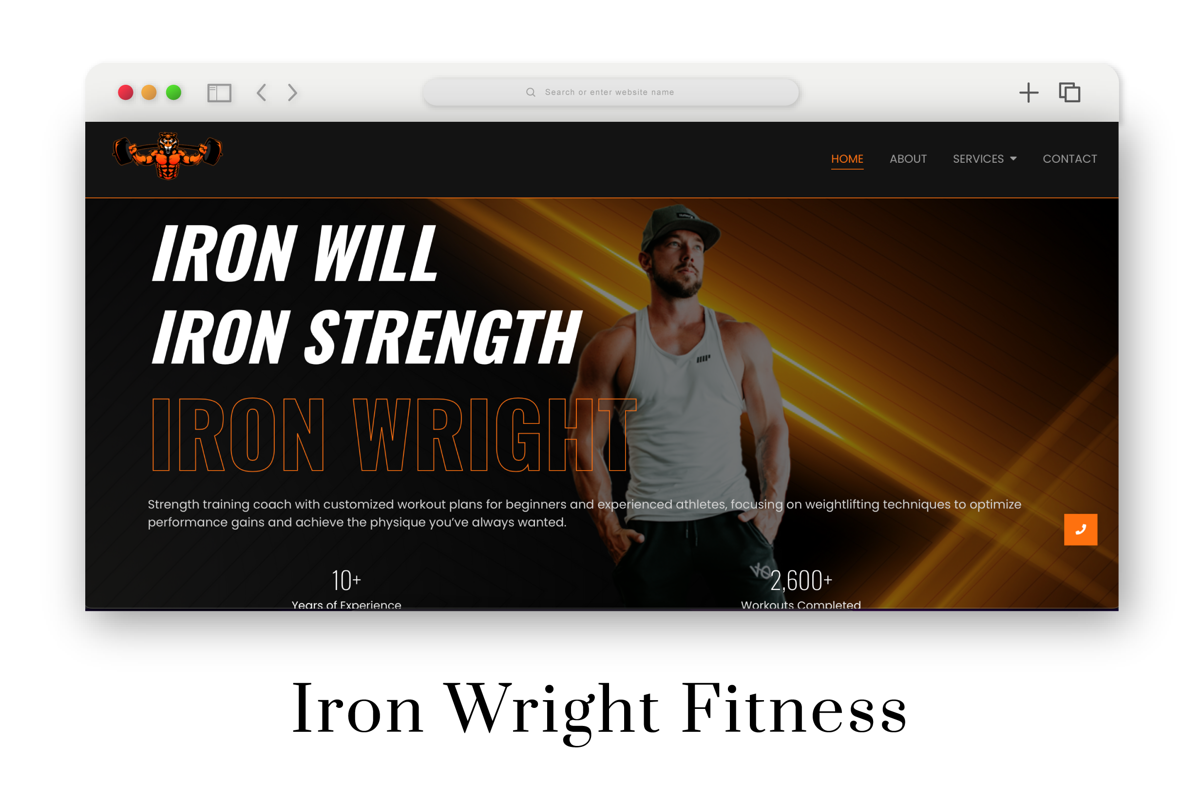 Brevard County Web Design - Iron Wright Fitness